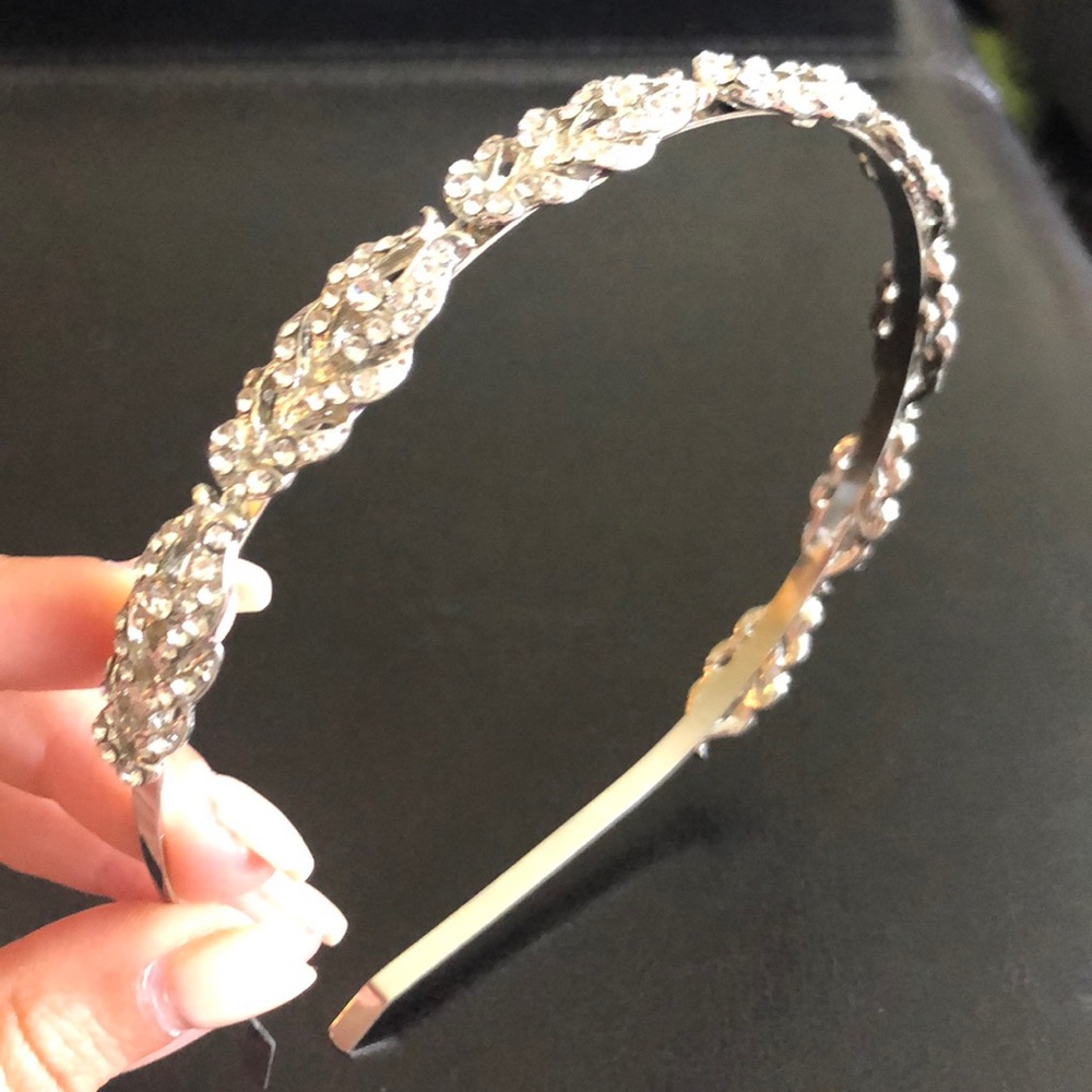 Silver headband
